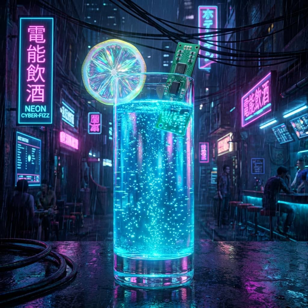 Neon Cyber-Fizz