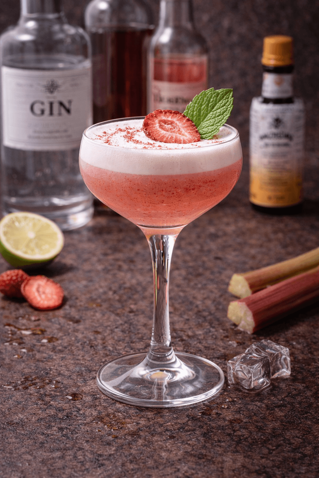 Rubin-Rhabarber Sour