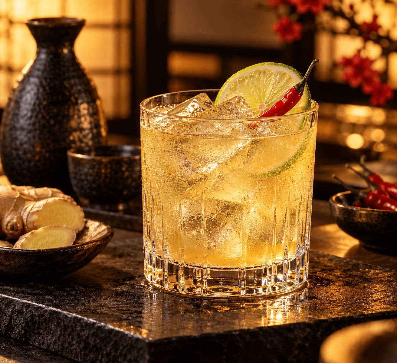 Spiced Ginger Sake