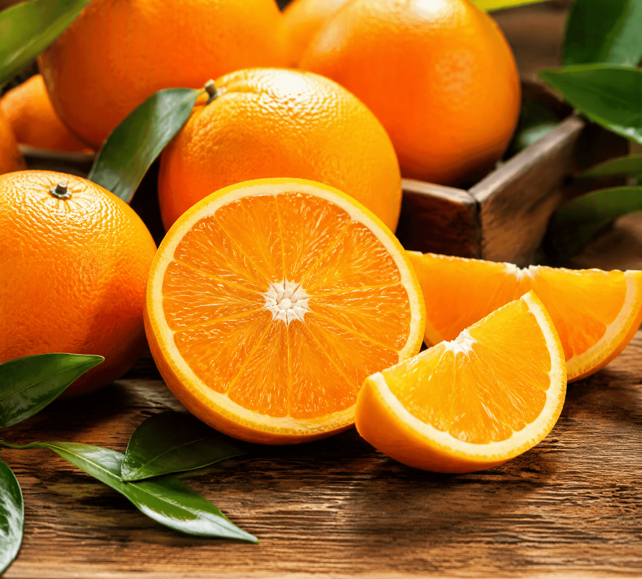 Orangenscheibe