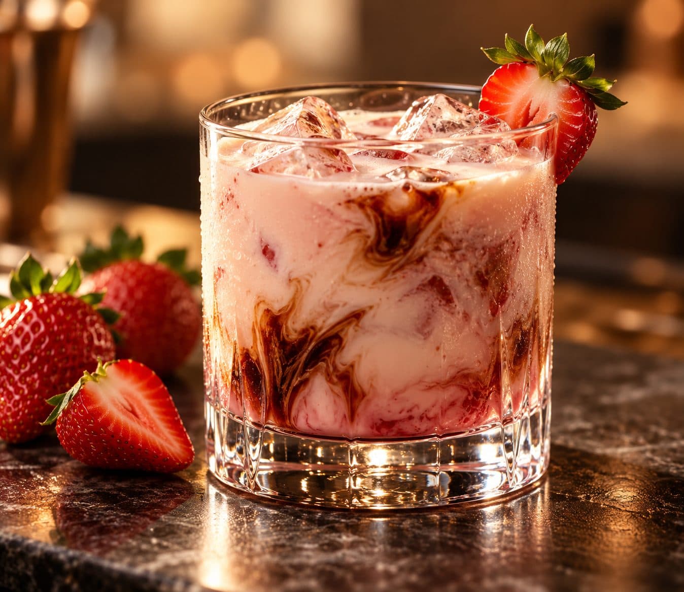 Cremiger Erdbeer White Russian