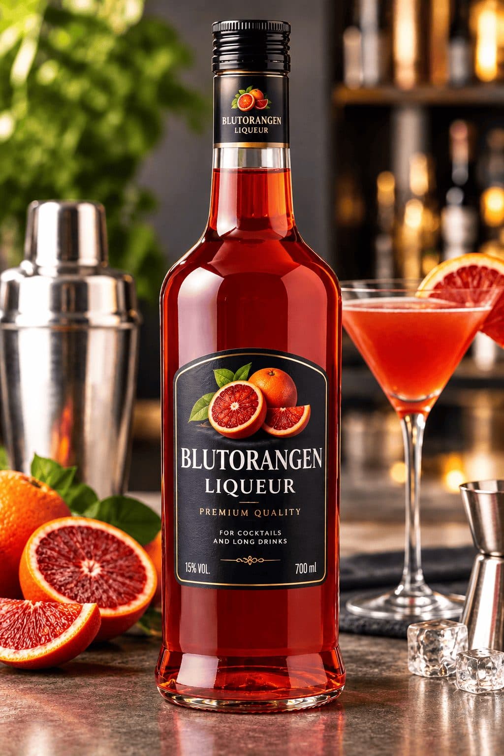 Blutorangenlikör