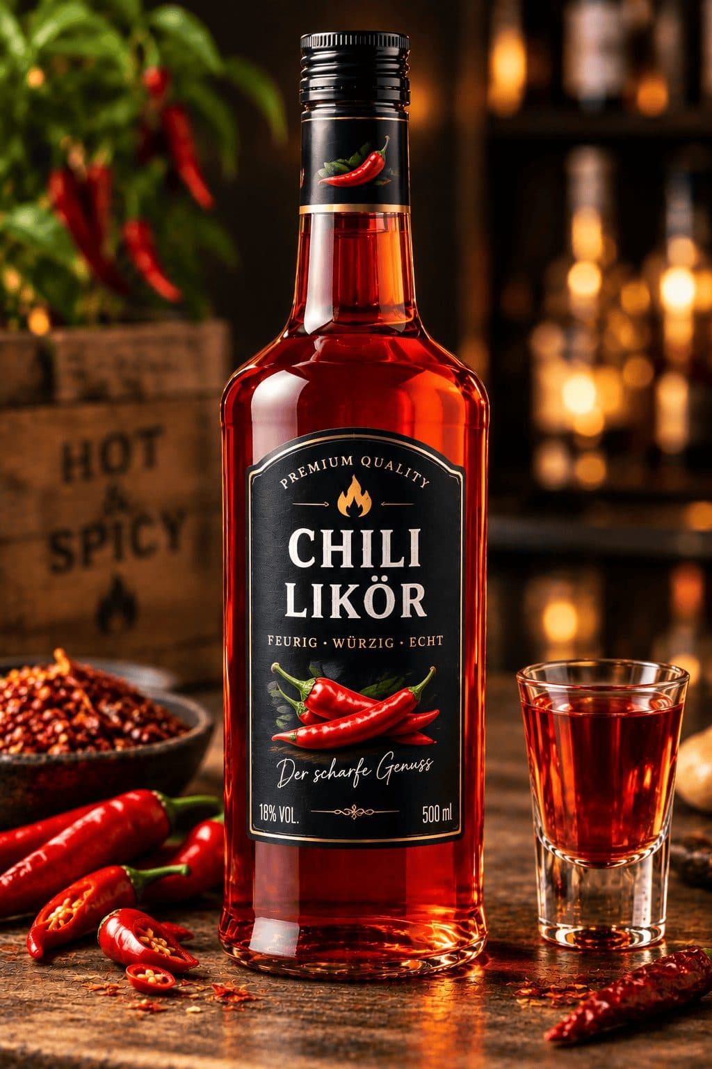 Chili-Likör