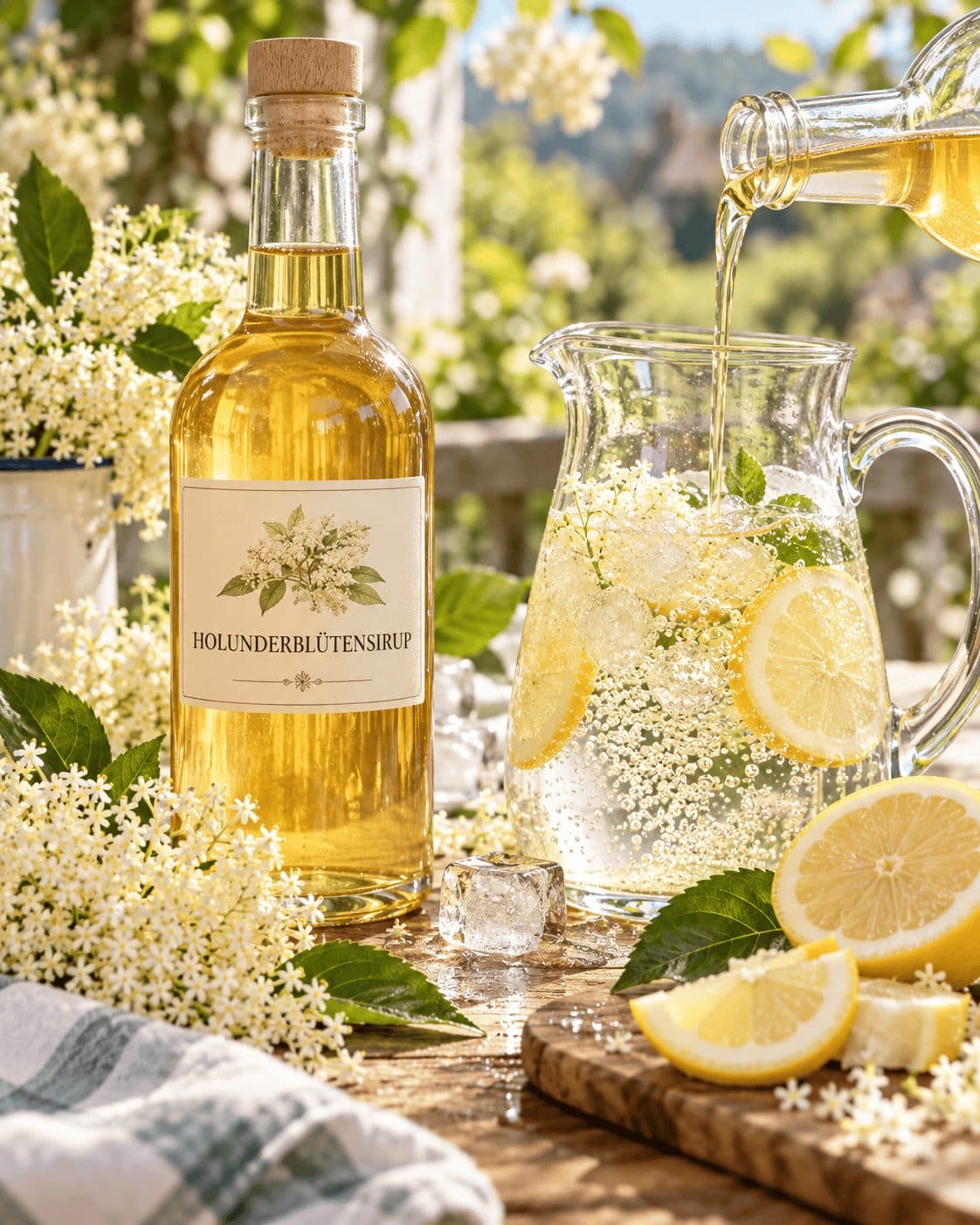 Holunderblütensirup