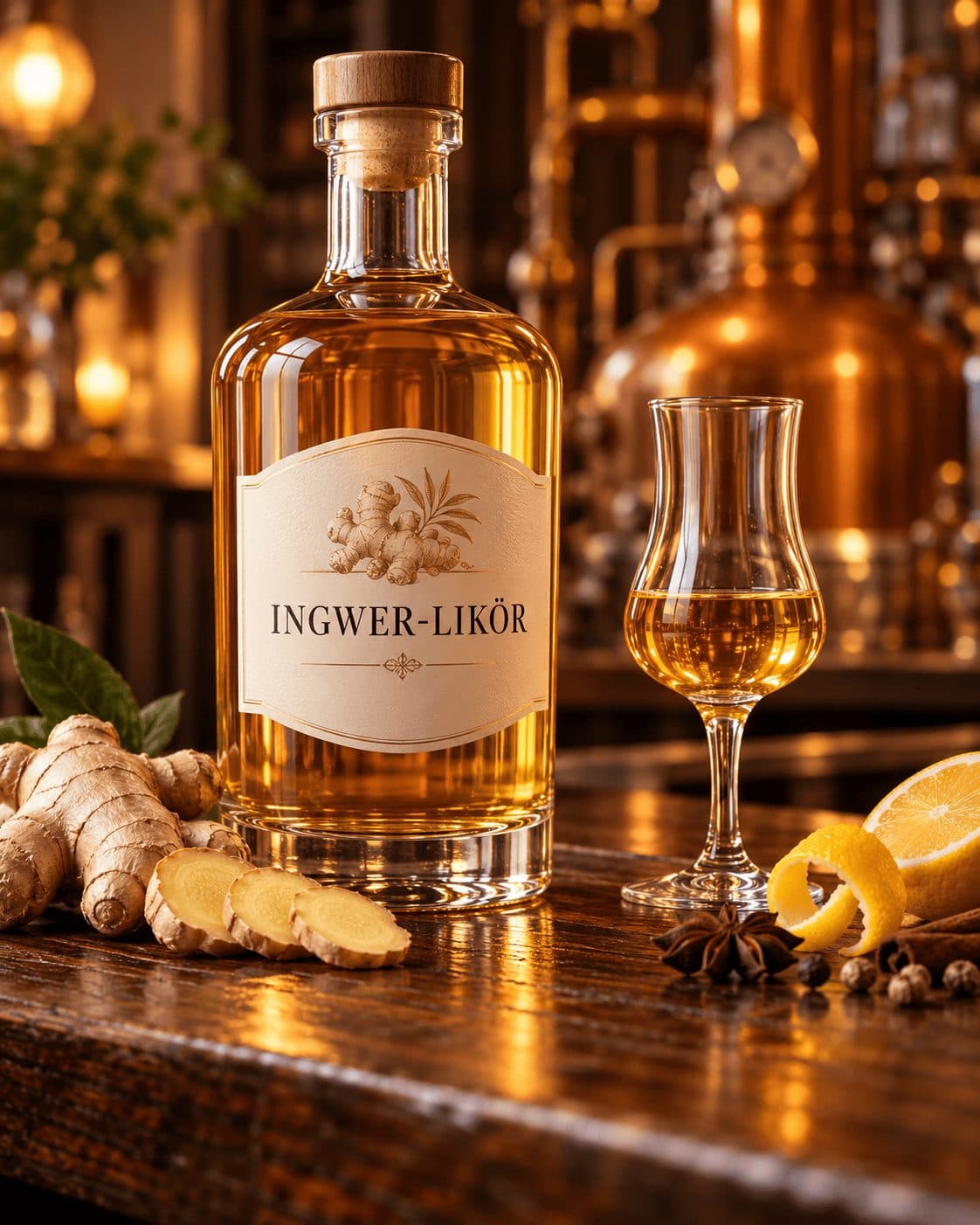 Ingwer-Likör