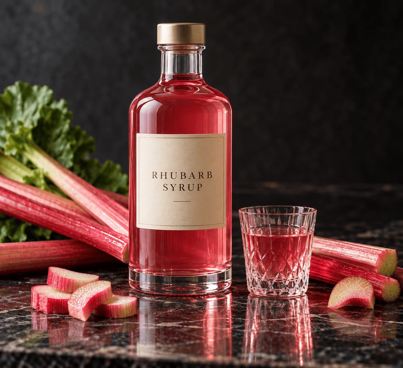 Rhabarber-Sirup