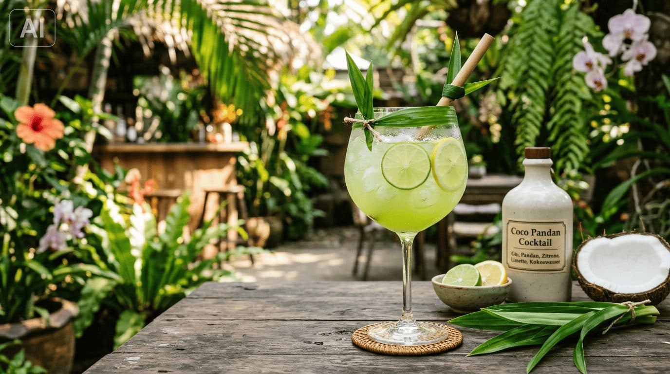 Coco Pandan Cocktail