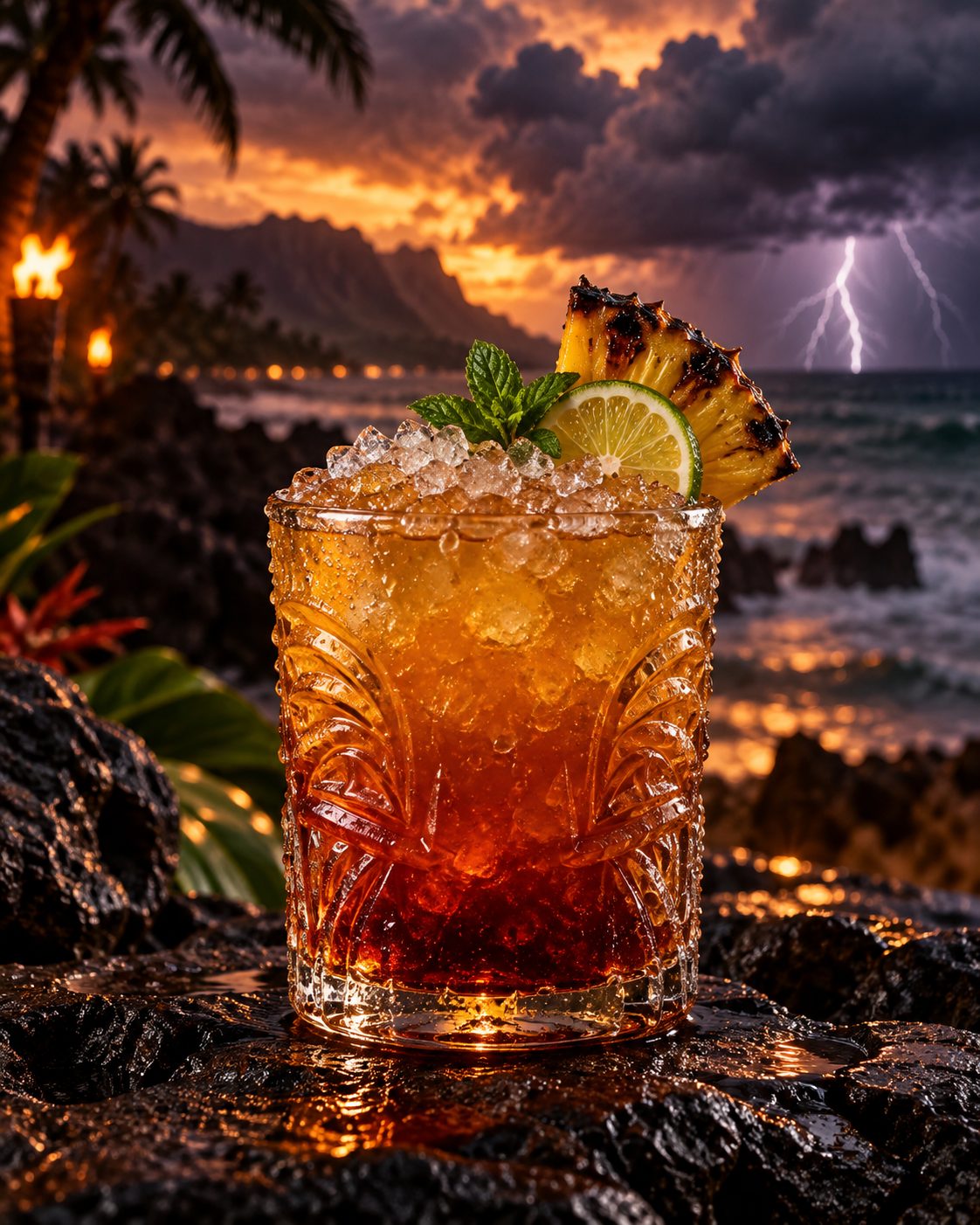 Feuriger Polynesischer Sturm